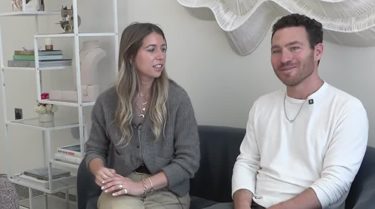 Jaclyn and Kevin Elbaum, owners of Audry Rose Jewelry, told KSL on Tuesday that orders have skyrocketed and website traffic is up 800% since Taylor Swift was spotted wearing their lock necklace paired with a diamond trail lariat.