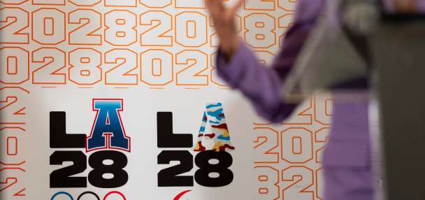 Track to open LA Olympics, with women's 100-meter sprinters lining up three times in the same day