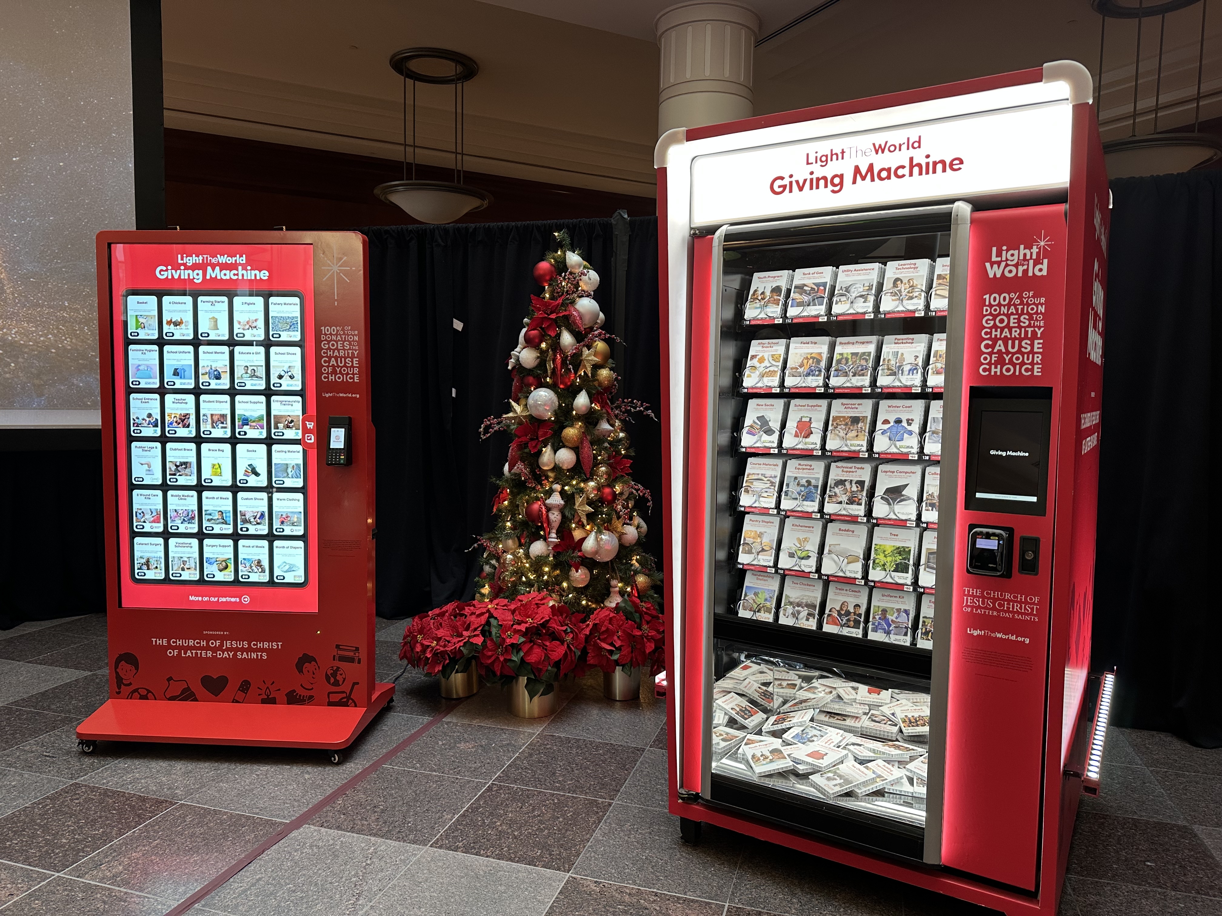 Church of Jesus Christ to put Light the World machines in 21 countries