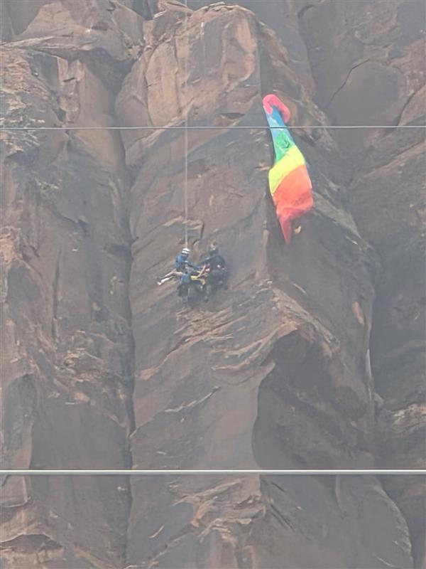 BASE jumper rescued from Kane Creek area in Moab