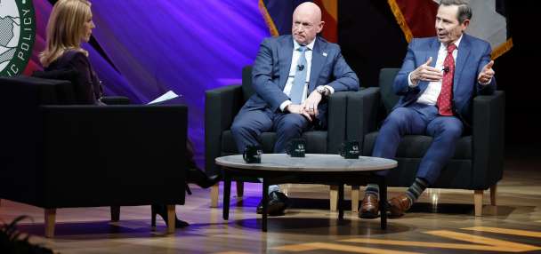 At the site of Charlie Kirk's assassination, senators look for ways to end political violence