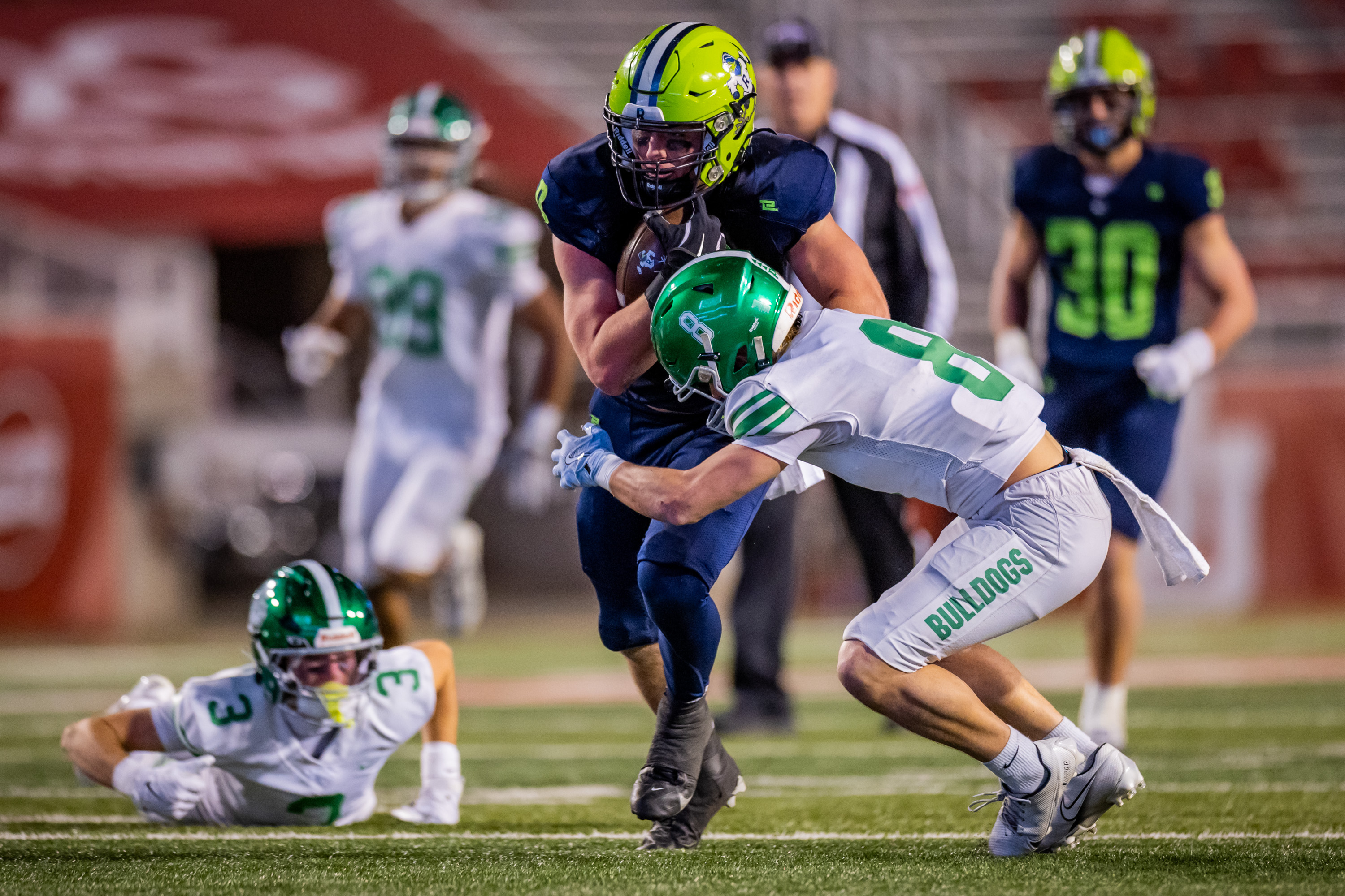 4A football semifinal: Top-ranked Ridgeline shrugs off slow start in rout of Provo