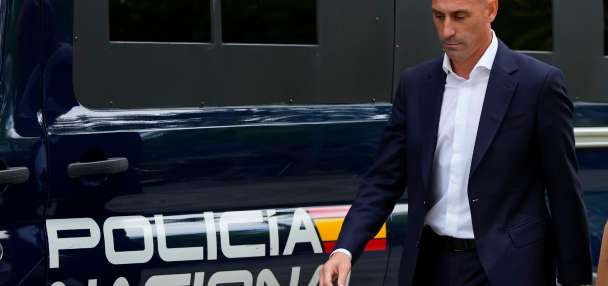 Former Spanish soccer boss Rubiales egged by uncle at book presentation