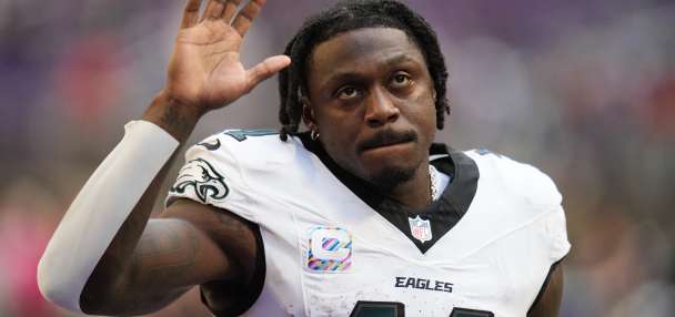 A.J. Brown's constant complaining hasn't prevented the Eagles from winning but it's not helping