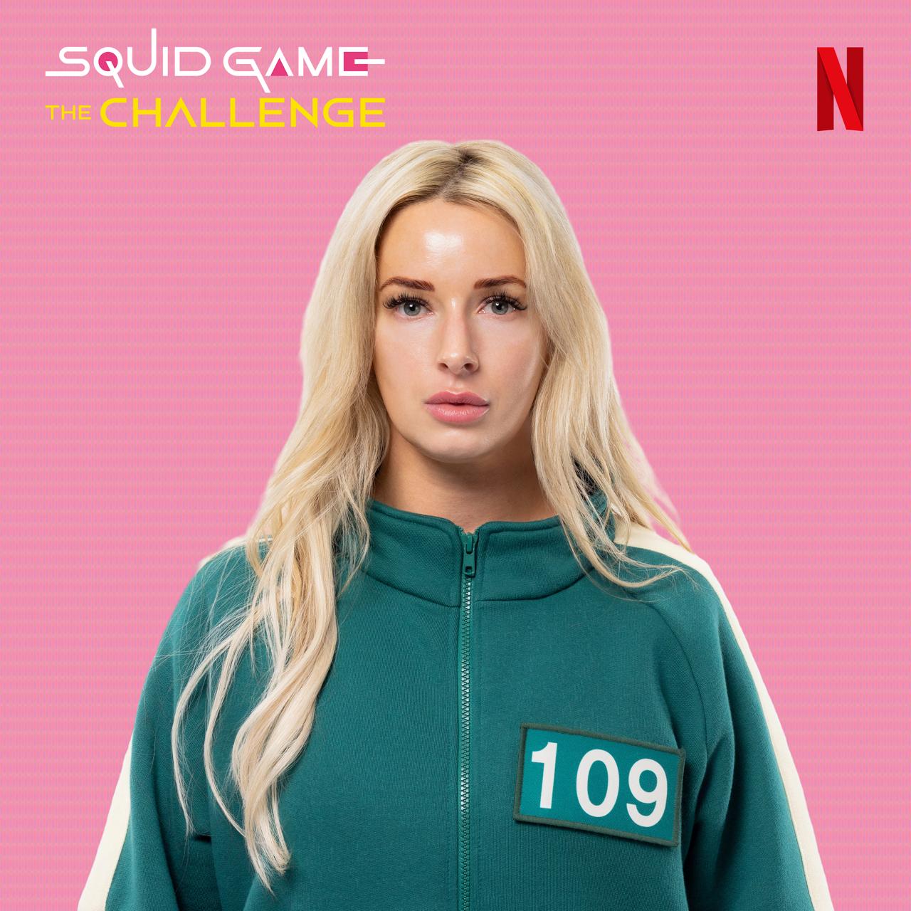 Britt Christensen, of Kanab, participated on Netflix's "Squid Games: The Challenge." This is her challenge photo.