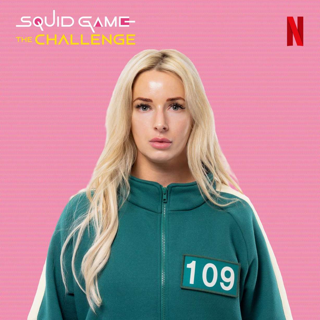 Britt Christensen, of Kanab, participated on Netflix's "Squid Games: The Challenge." This is her challenge photo.