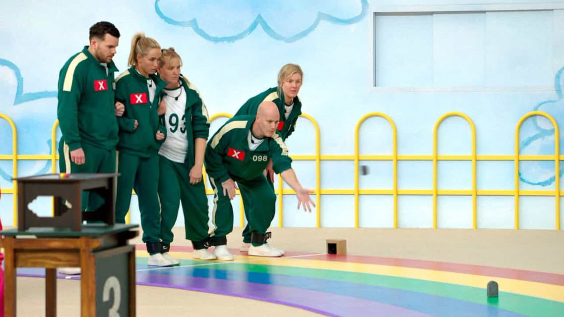 Lizzie McGee, of St. George, participates in a game on Netflix's "Squid Games: The Challenge."