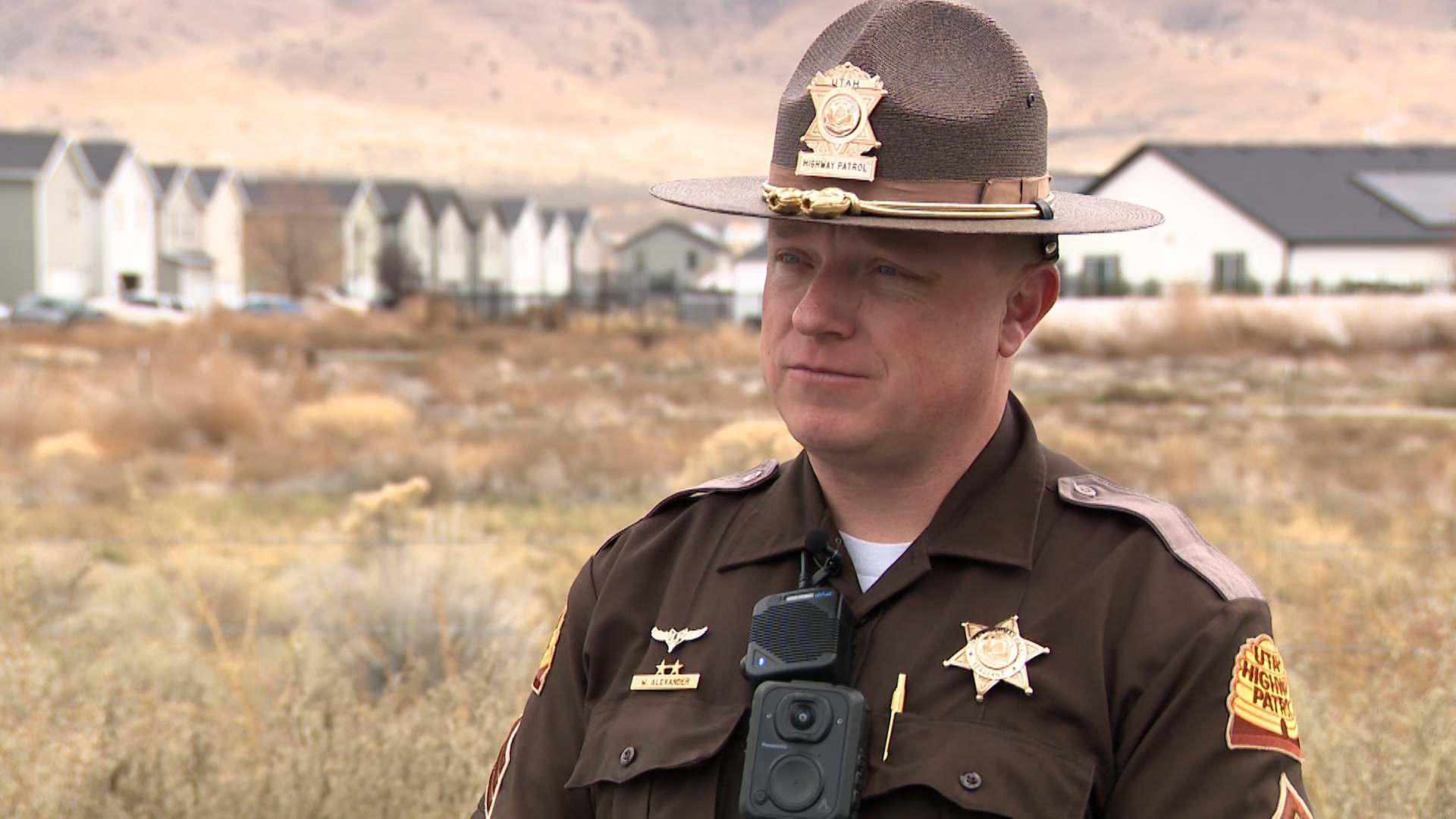 Utah Highway Patrol Sgt. Mike Alexander speaks with KSL-TV on Friday. With motorcycle deaths up across Utah, Alexander said riders need to "take a deep breath and slow down."