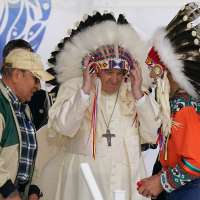 Pope returns artifacts to Indigenous peoples from Canada as part of reckoning with colonial past
