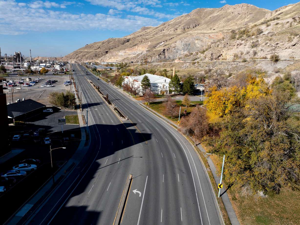 300 West, which turns into Beck Street, is pictured in Salt Lake City on Thursday. 300 West is on the list of UDOT’s aspirational Utah Trail Network trails.