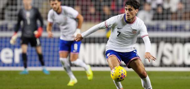 Gio Reyna passes father for international goals, then gets teased for scoring his first header