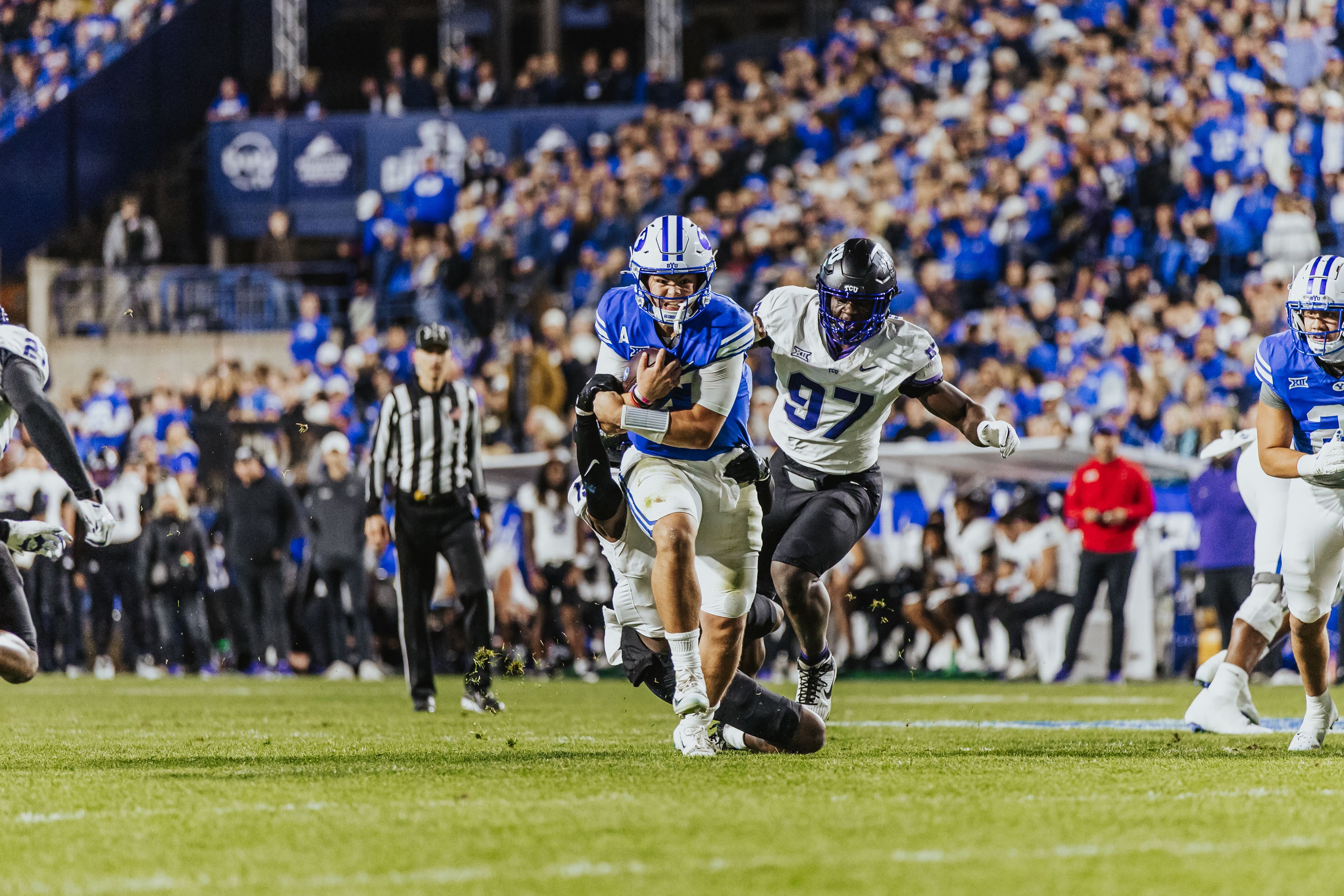No. 12 BYU bounces back to beat TCU in return home