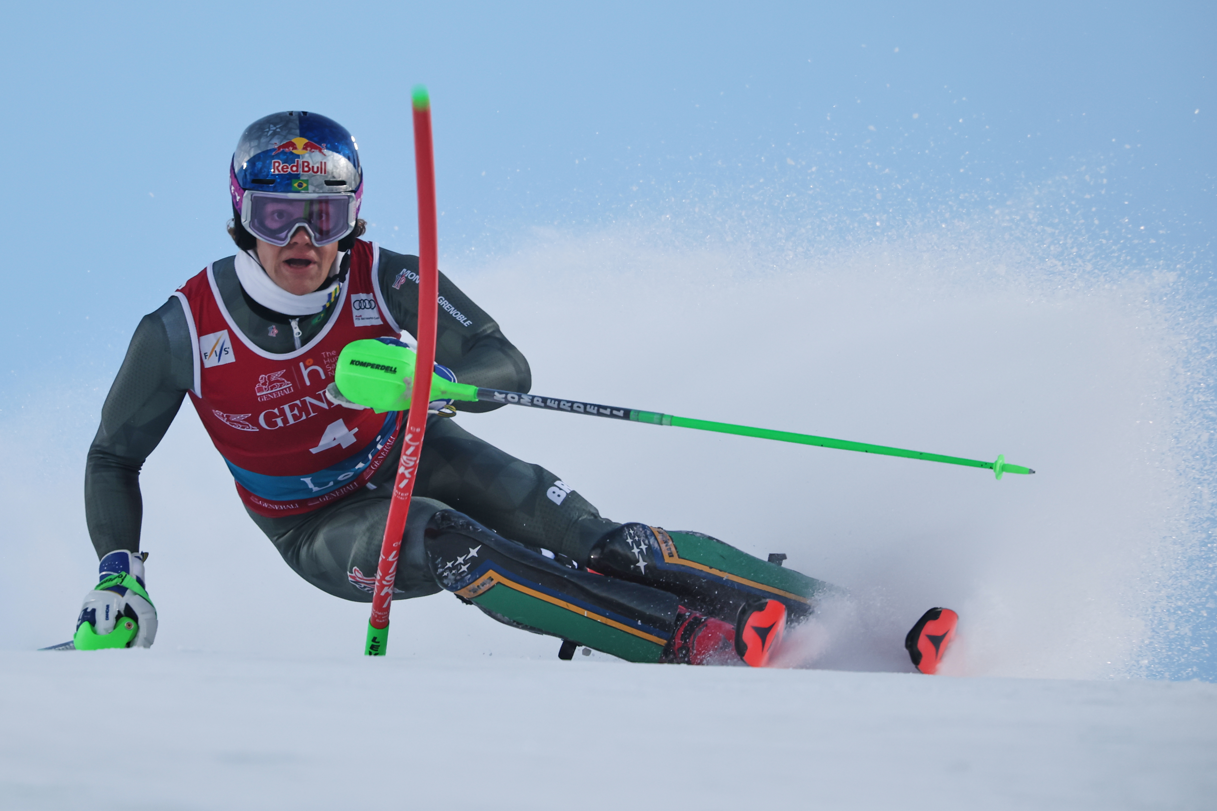 Pinheiro Braathen wins slalom to give Brazil its first Alpine skiing World Cup victory