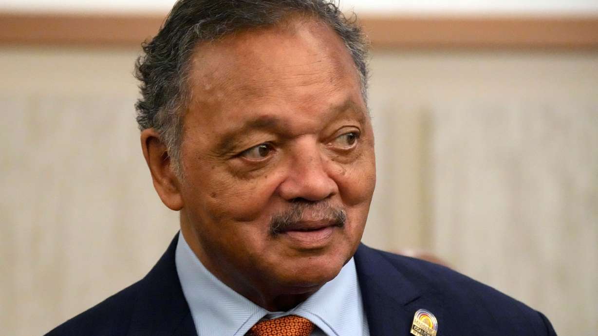 The Rev. Jesse Jackson speaks in Columbia, S.C., on March 27, 2022, He remains hospitalized and is now receiving a form of life support to stabilize his blood pressure, a source close to Jackson's family said Sunday.