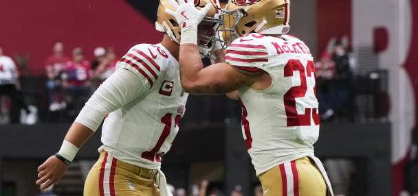 Brock Purdy throws 3 TDs in return from toe injury, 49ers cruise to 41-22 win over sloppy Cardinals