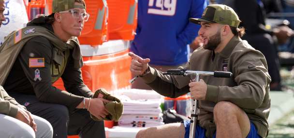 Injured Giants running back Cam Skattebo defends his WWE 'Monday Night Raw' appearance