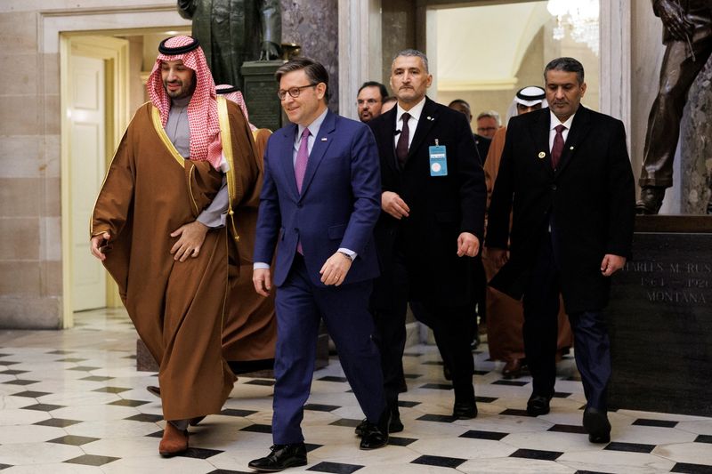 Saudi crown prince hosted at friendlier Congress