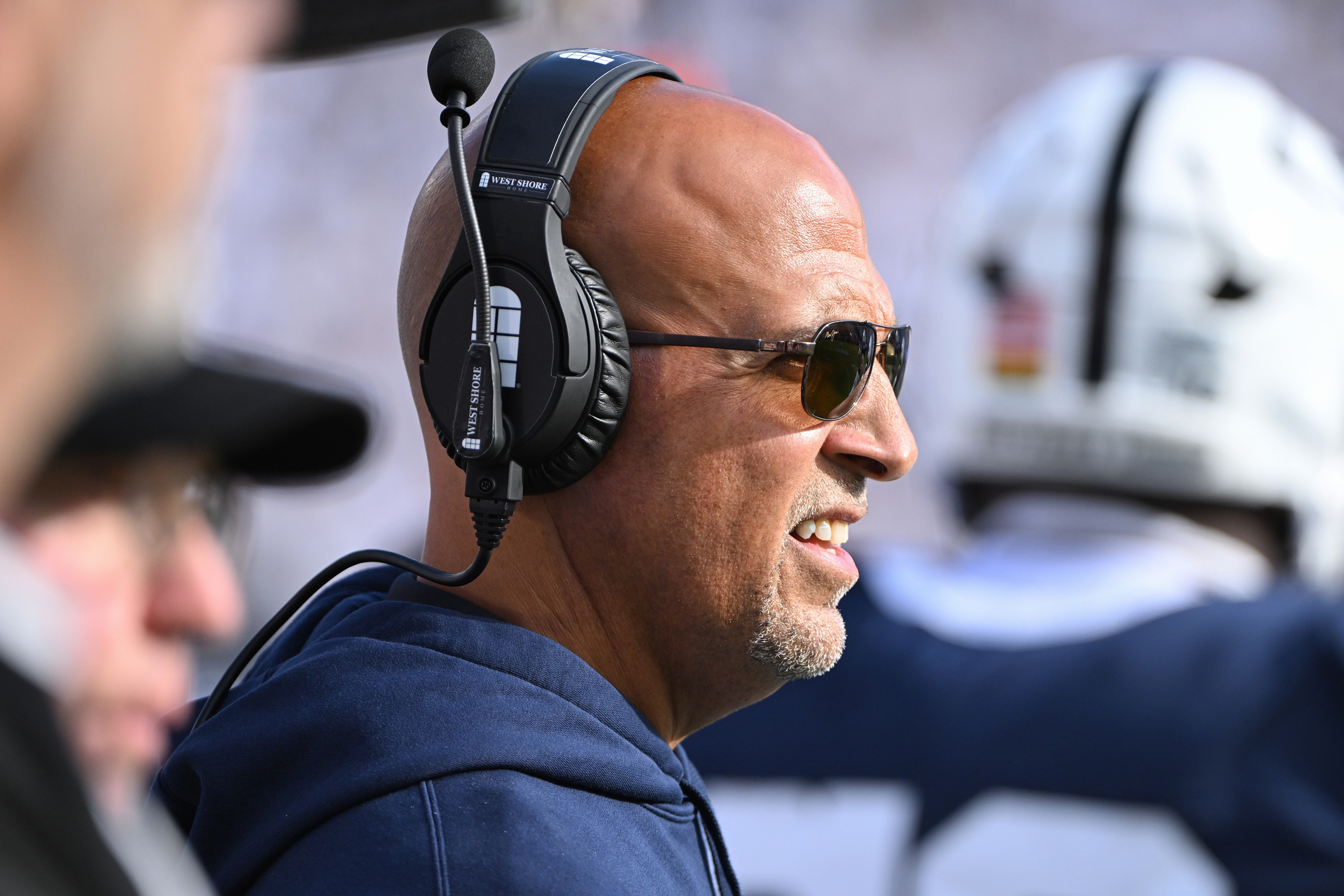 FILE - Penn State head coach James Franklin watches the action against Northwestern during the second quarter of an NCAA college football game, Saturday, Oct. 11, 2025, in State College, Pa. 