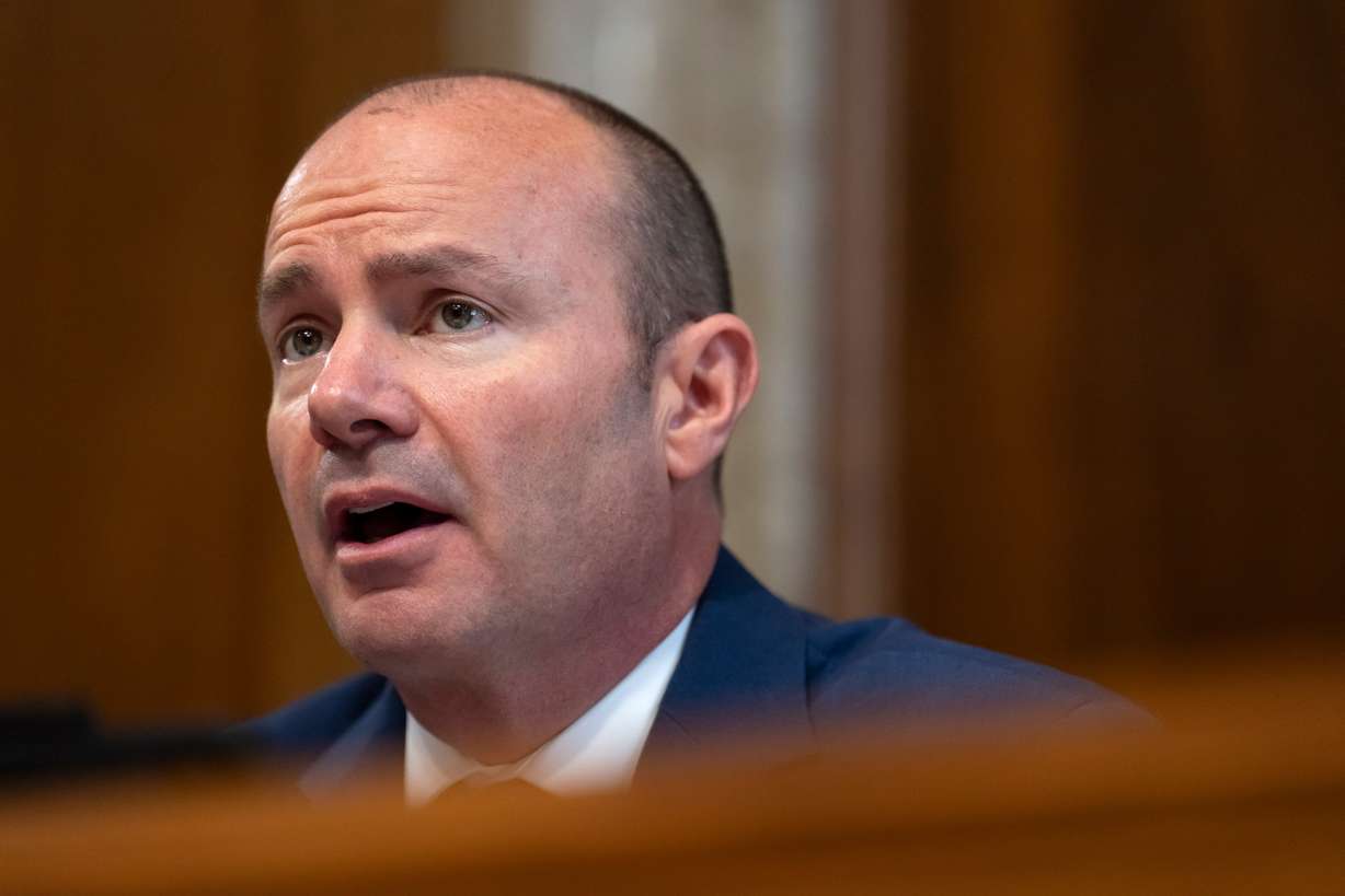 Committee chairman Sen. Mike Lee, R-Utah, speaks during a hearing of the Senate Committee on Energy and Natural Resources on Capitol Hill, June 18, in Washington. Lee is seeking legislation for better oversight on Utah's public lands.