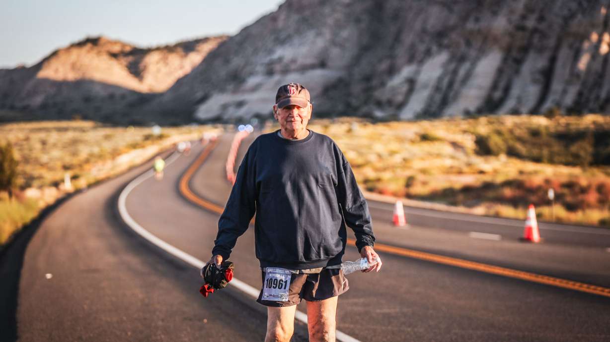 Last-place finisher, Kimball Webb, is being remembered by the running community for his selfless acts. Webb, 73, who passed away from a heart attack on Nov. 1, would collect race medals to hand out to kids at Primary Children's Hospital.