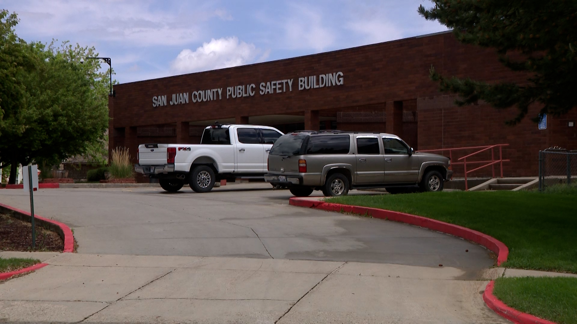 The San Juan County Public Safety Building, where the 7th District Court is located, is pictured.