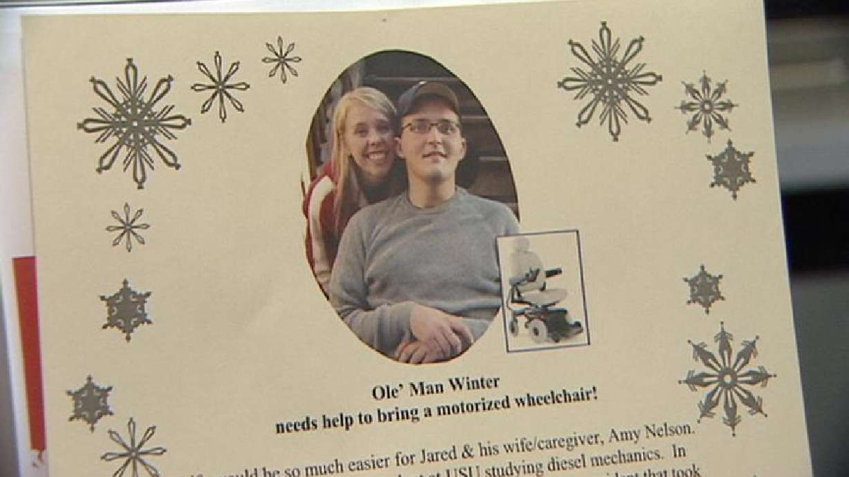 Woman starts campaign to help USU couple