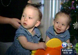 Formerly conjoined twins to celebrate Christmas without Dad