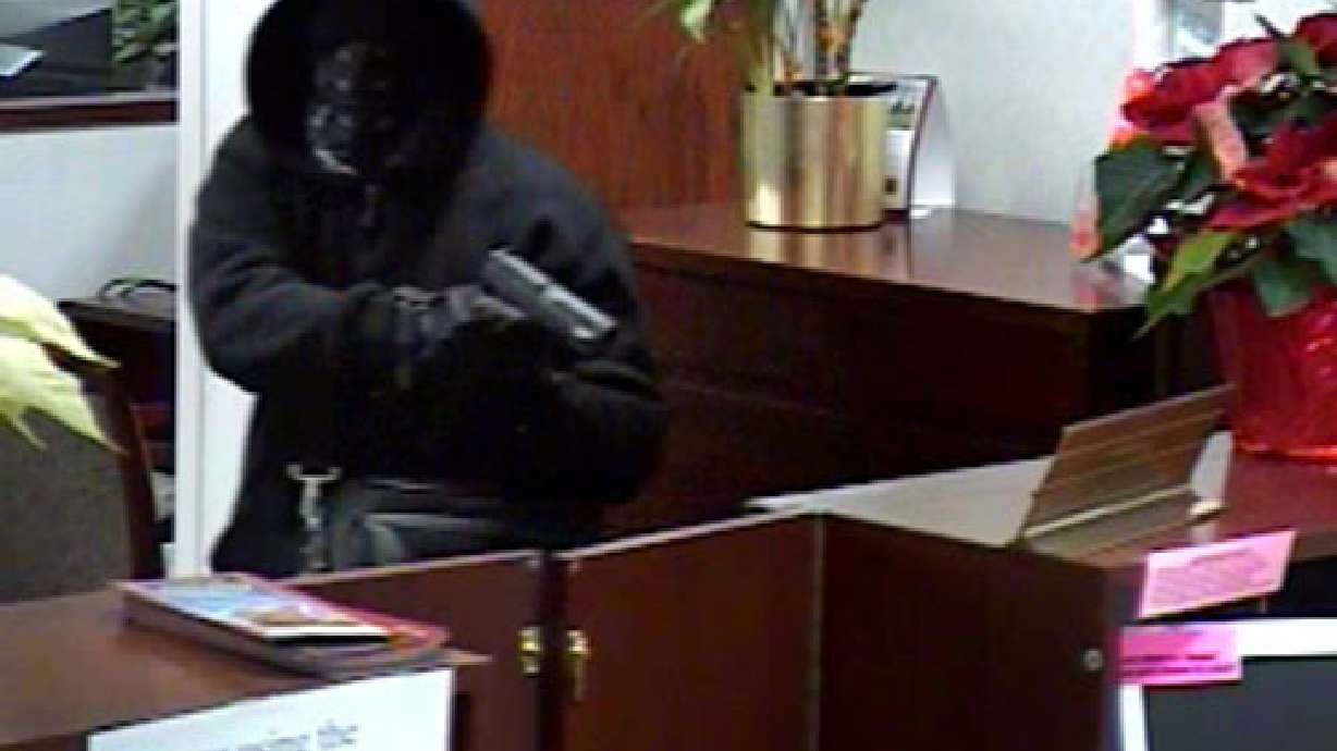 Search is on for a bank robber
