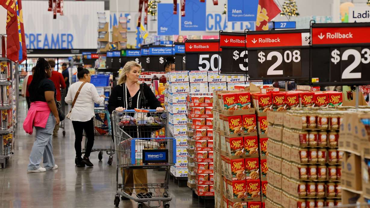 Walmart's sales are surging and its gaining market share.