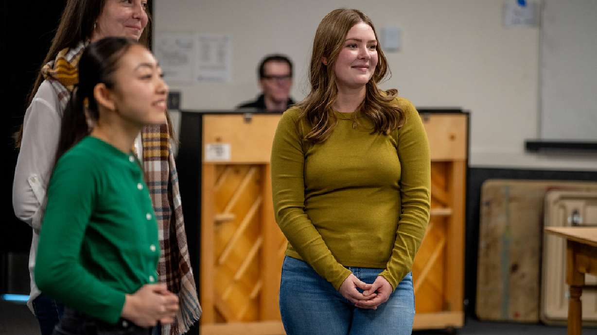 Audree Clark, a student in the theater program at Weber State University, on Nov. 7.