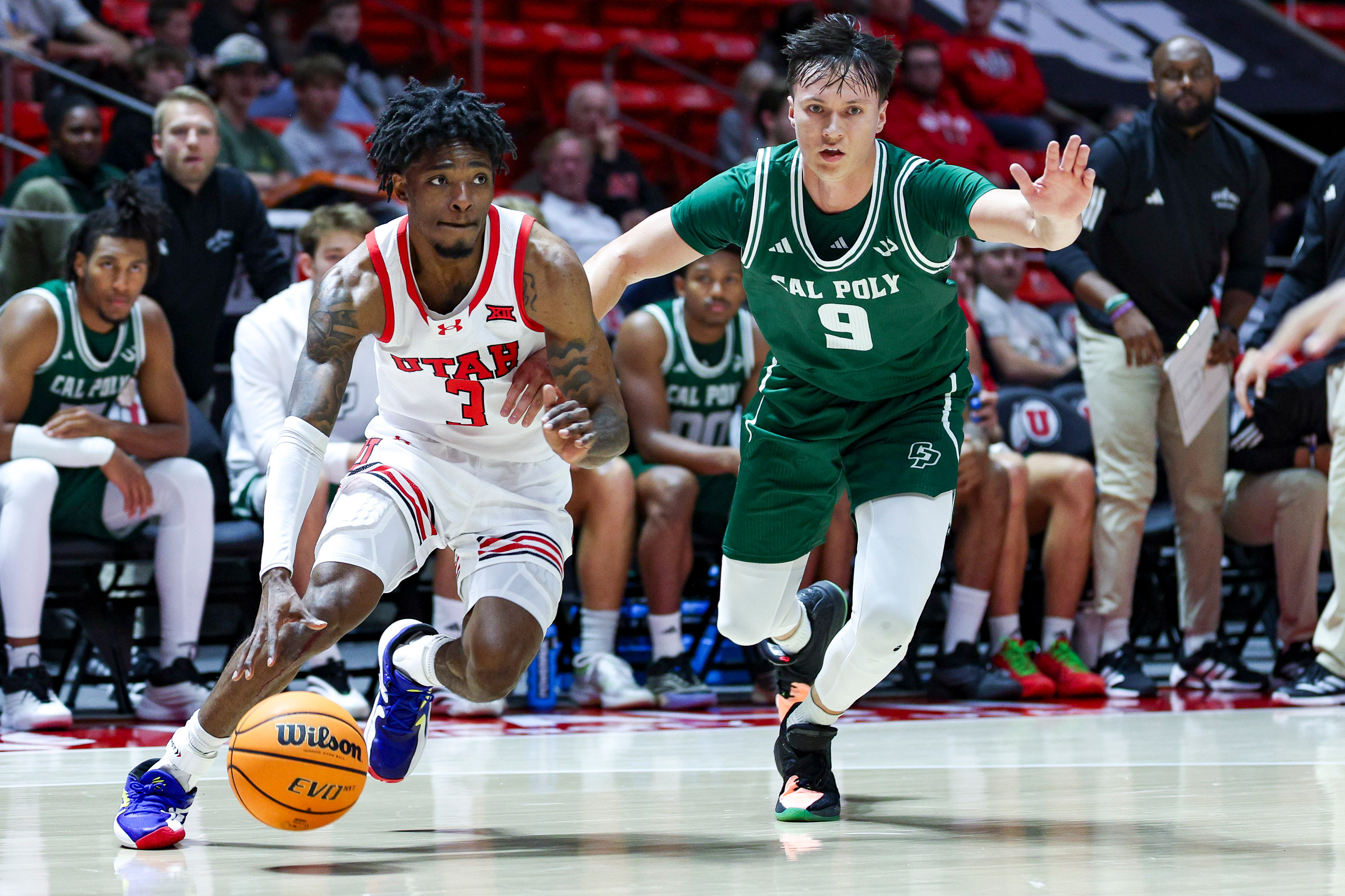 Runnin' Utes fall flat in home loss to hot-shooting Cal Poly team