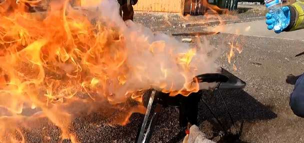 Holiday fire hazards; an up-close look at how quick a mistake can ignite a devastating fire
