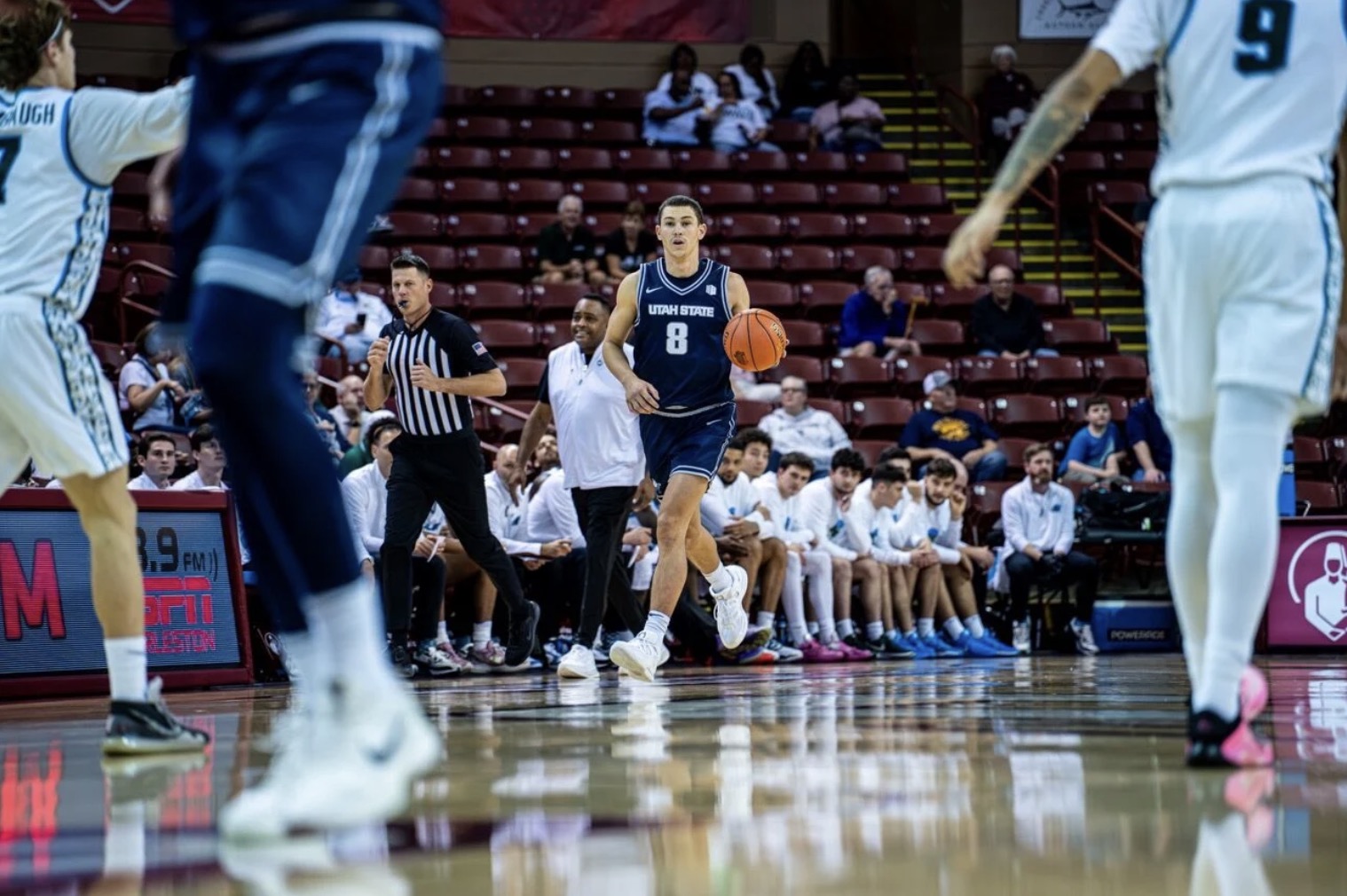 Big 2nd half does the trick as Utah State men's basketball moves past Tulane