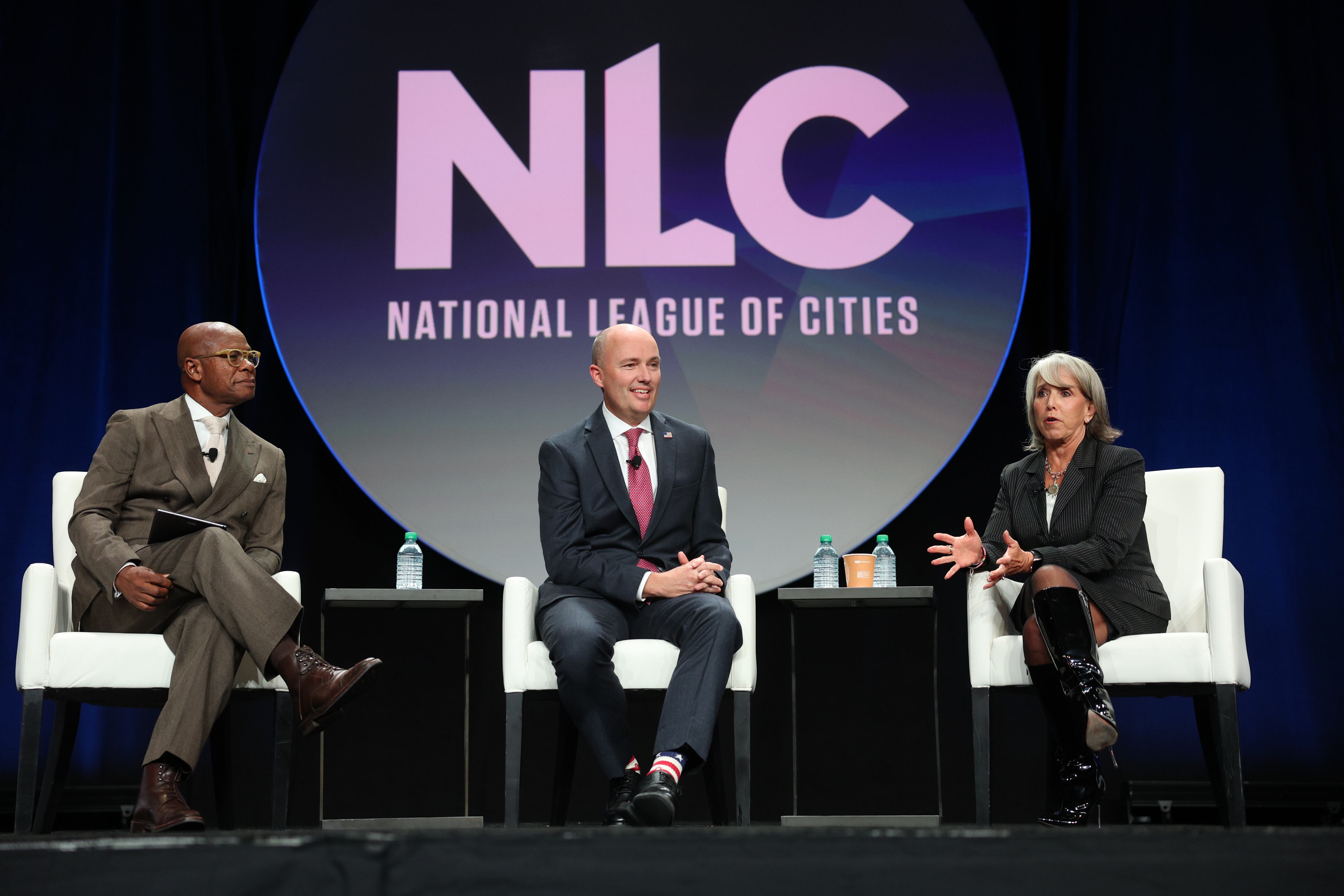 Govs. Cox and Grisham advise city leaders on dealing with political violence, fostering civility