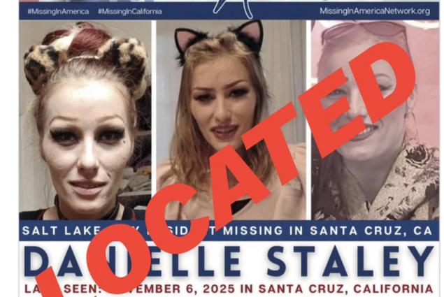 Utah woman reported missing in California has been found