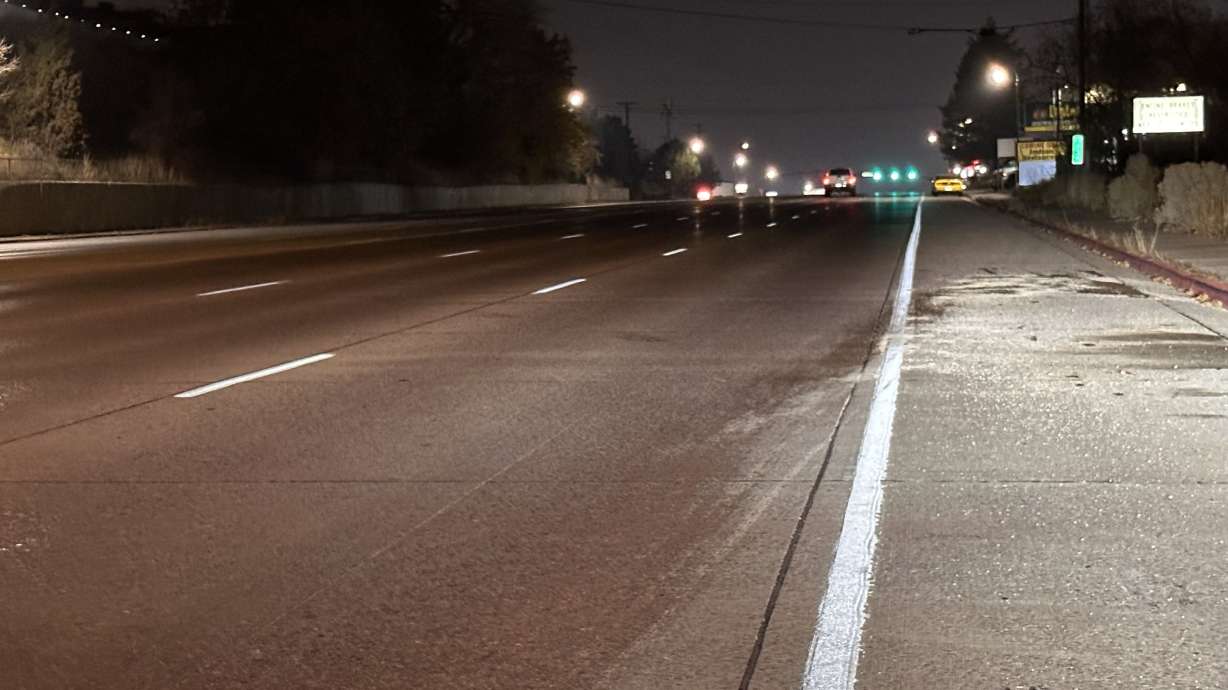 A man crossing the street on his mobility scooter died Sunday afternoon in Provo after being hit by a car.