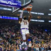 Lakers outlast Jazz as Doncic scores 33, James 17 in his 1st road test of season