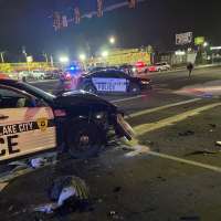 Salt Lake officer hit, injured; investigators looking into distracted driving