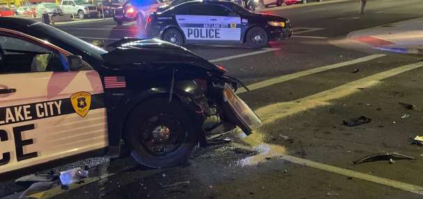 Salt Lake officer hit, injured; investigators looking into distracted driving