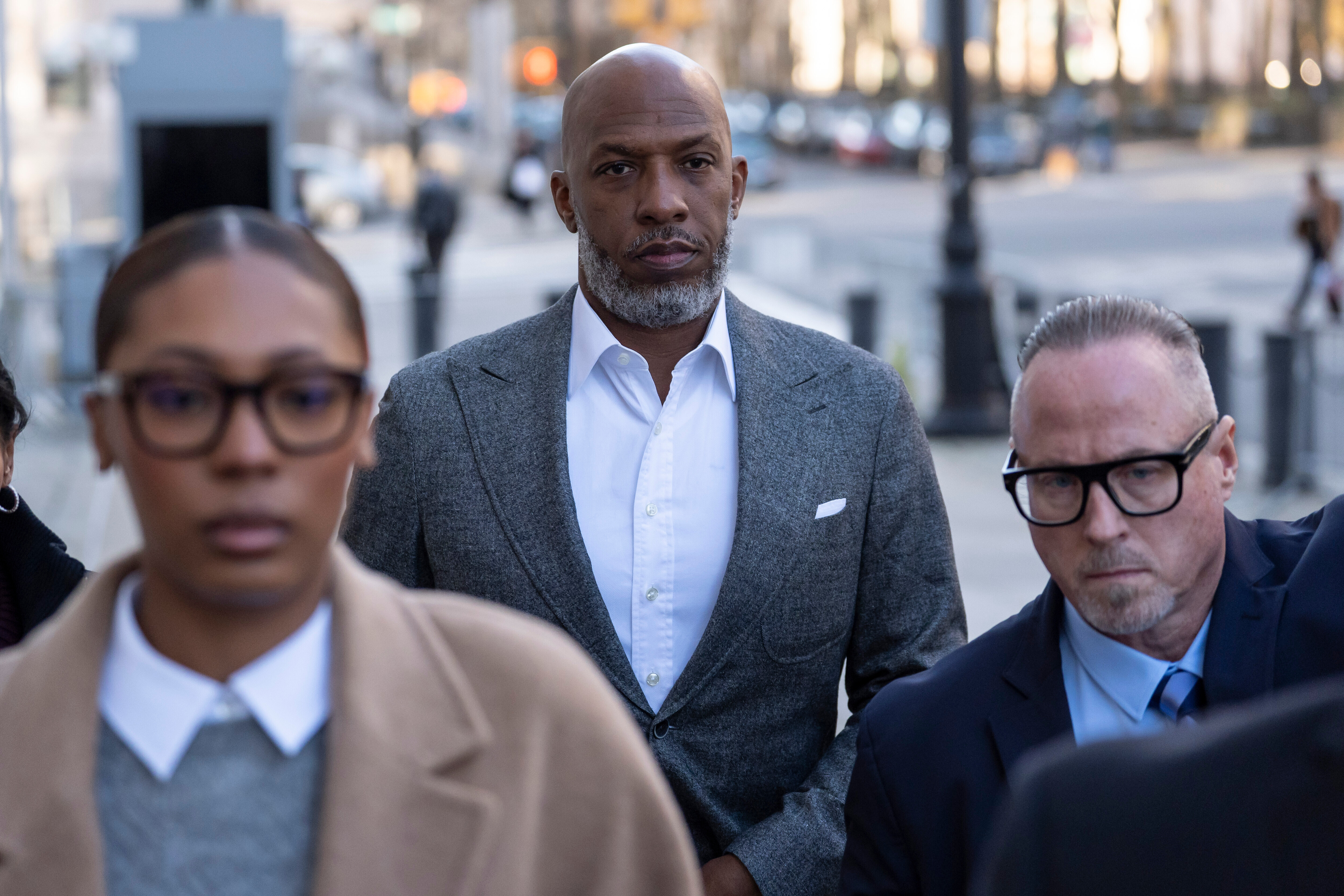 Portland Trail Blazers' head coach Chauncey Billups arrives at Brooklyn federal court, Monday, Nov. 24, 2025, in New York. 