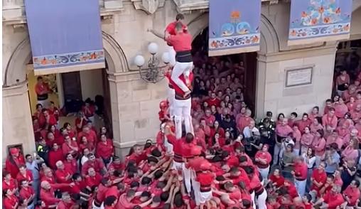 Have You Seen This? Human tower comes tumbling down