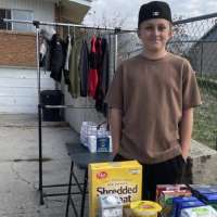 Utah seventh-grader runs donation stand to help families in need