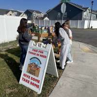 'No judgement': Lehi youth transform yard into a mini food bank to help those in need