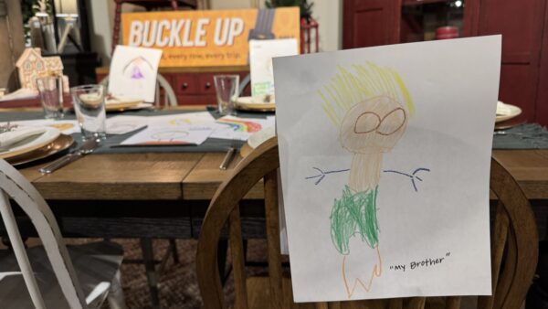 Utah troopers hope children's drawings remind drivers to buckle up over the holidays