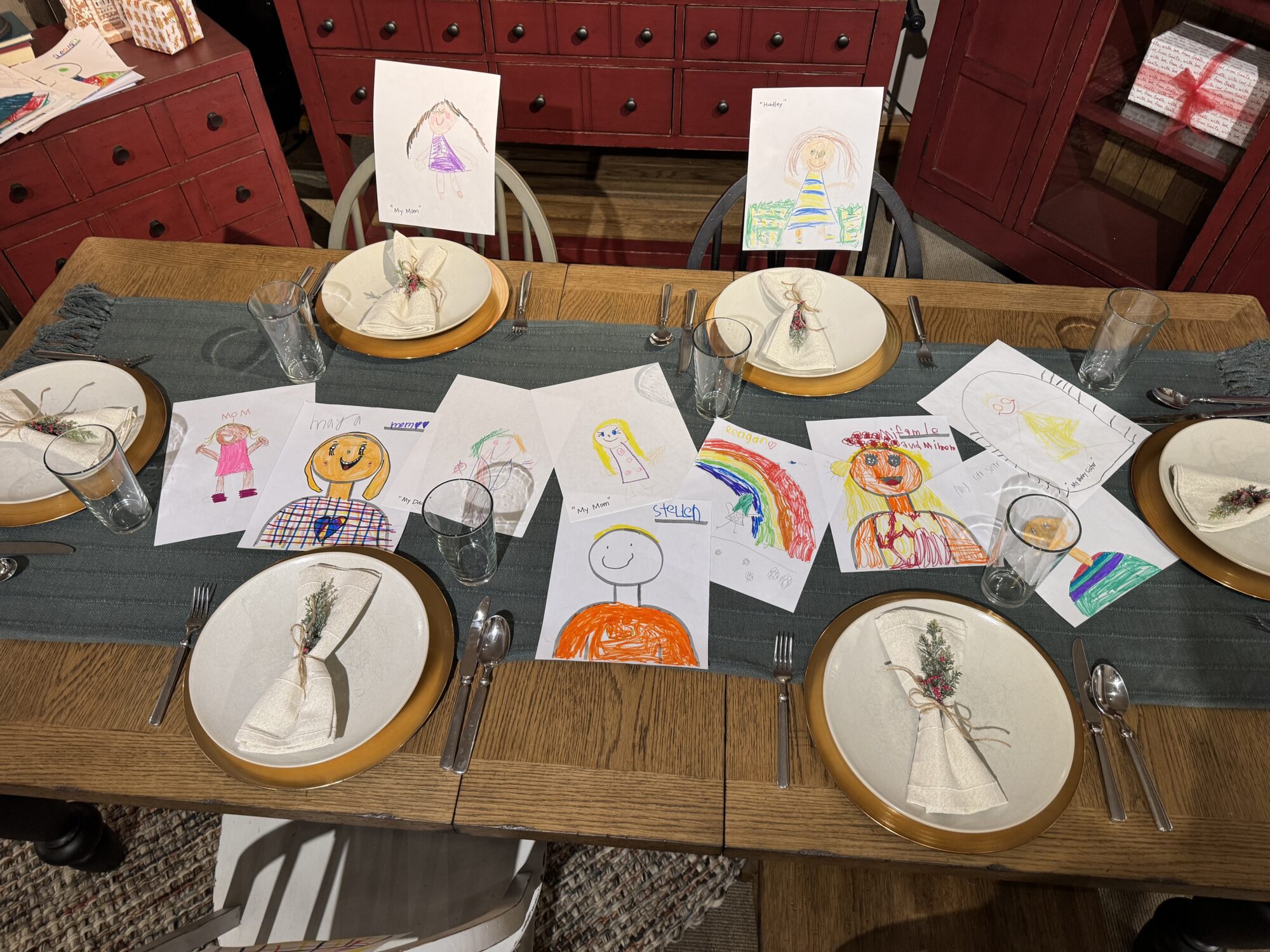 A display using children's drawings to promote seat belt usage by the Utah Department of Public Safety, Tuesday. The Utah Department of Public Safety is using these displays as part an enforcement campaign that runs from Wednesday until Dec. 1.