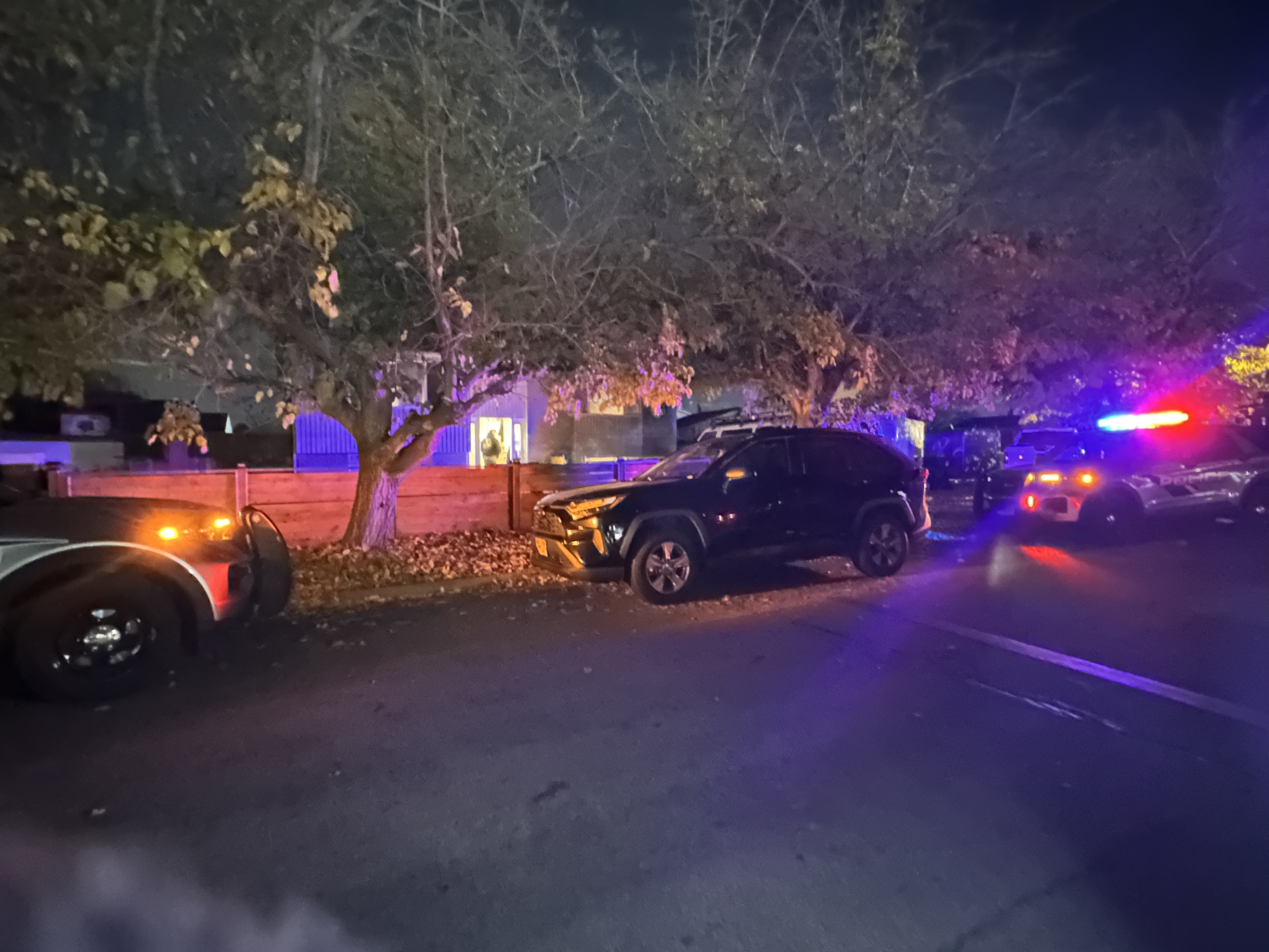 A man and woman were shot early Wednesday by the woman's ex-boyfriend, according to police.