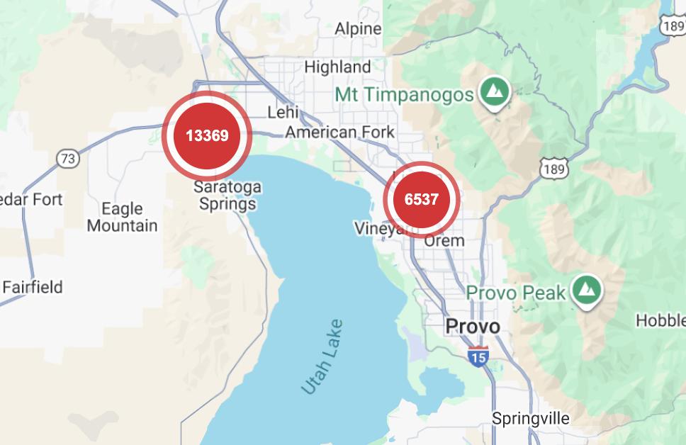 20,000 people without power in Utah County outage