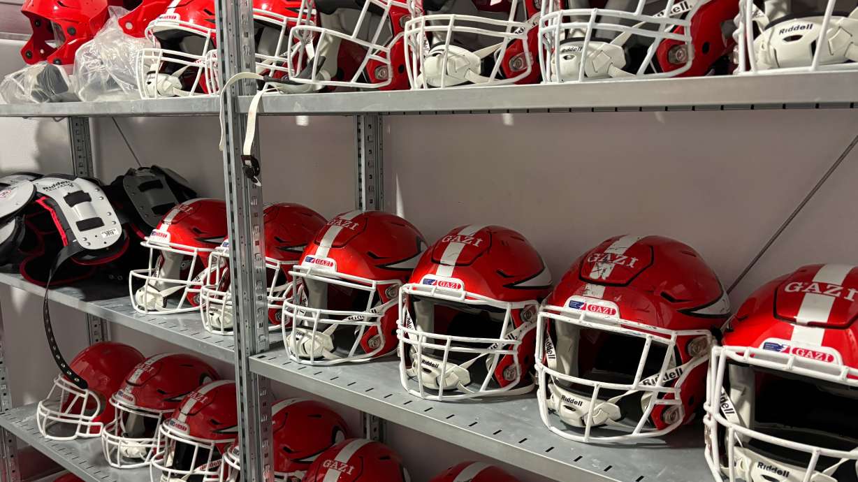 Facilities for the Madrid Bravos, the American football franchise created in 2023 to play in the European League of Football, in Madrid, Spain, on Nov. 4, 2025.