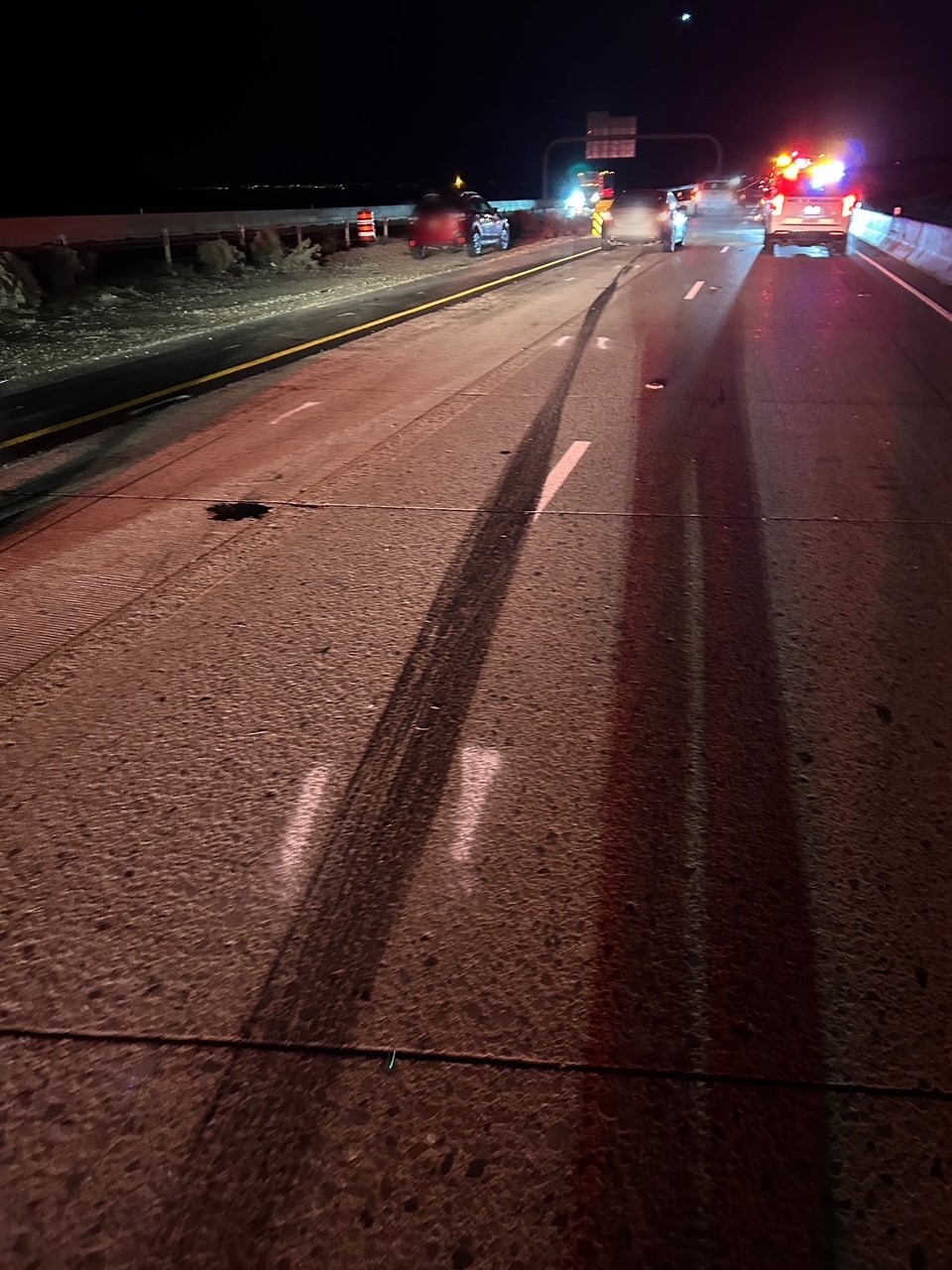 A motorcyclist was flown to a hospital with extremely critical injuries early Wednesday after a vehicle struck his motorcycle on eastbound I-80, according to the Utah Highway Patrol.