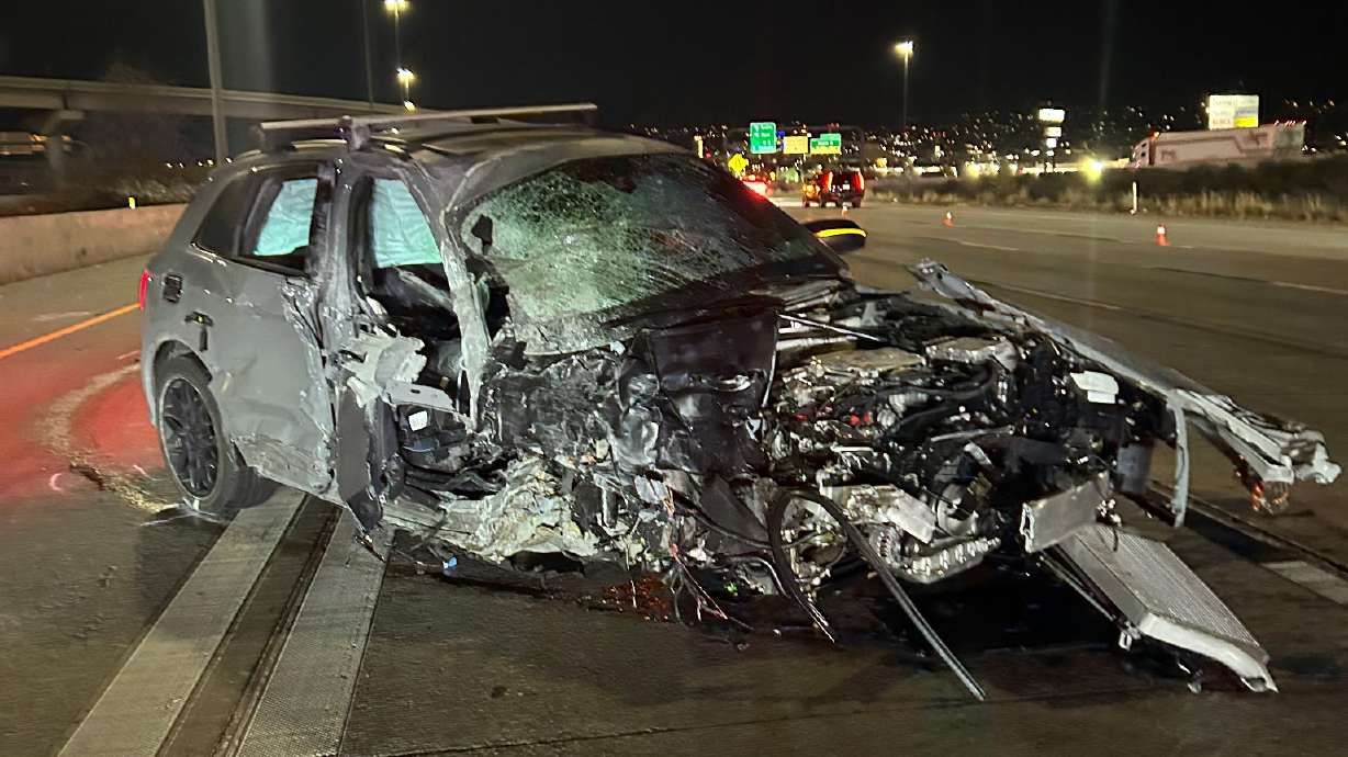 Two people were killed after a wrong-way driver crashed head-on into their vehicle on I-15 early Saturday.